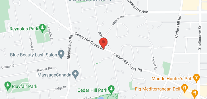 map of 3908 Cedar Hill Cross Rd